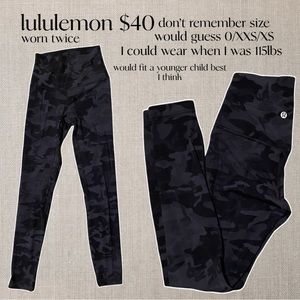 Lululemon leggings